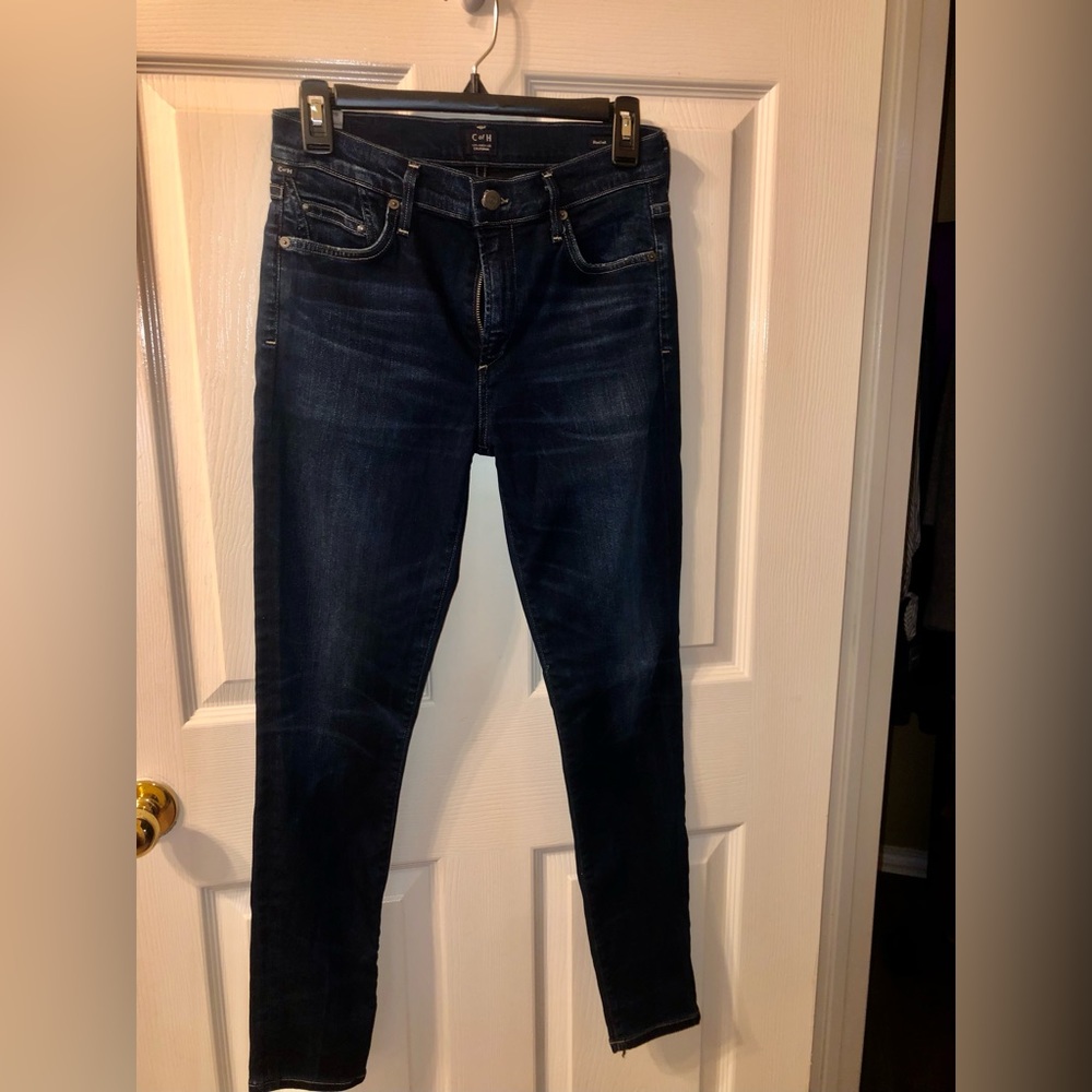 Citizens of humanity rocket high rise skinny dark wash jeans 29‎